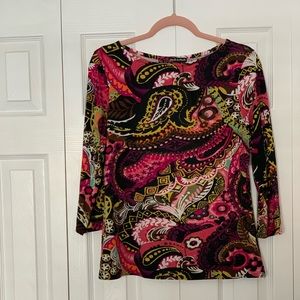 Peck & Peck L Multi-colored Women’s Top